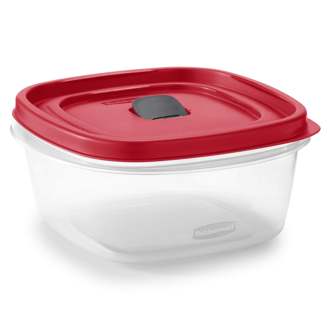 Easy Find Vented Lid Food Storage Containers, 5-Cup, Red