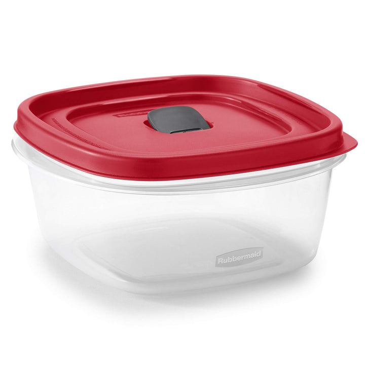 Easy Find Vented Lid Food Storage Containers, 5-Cup, Red