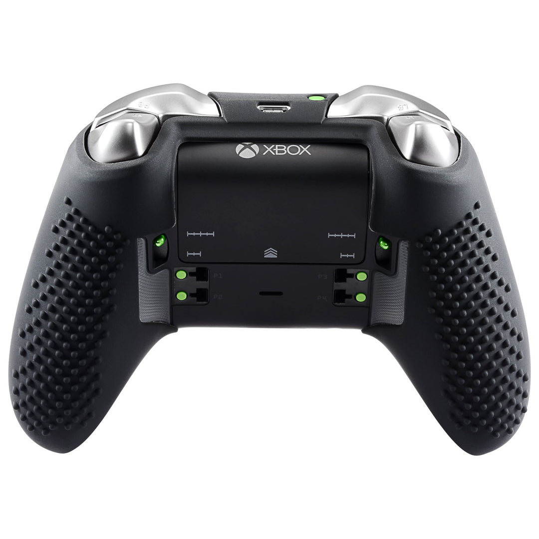 Soft Anti-Slip Silicone Controller Cover Skins Thumb Grips Caps Protective Case for Xbox One Elite - Black