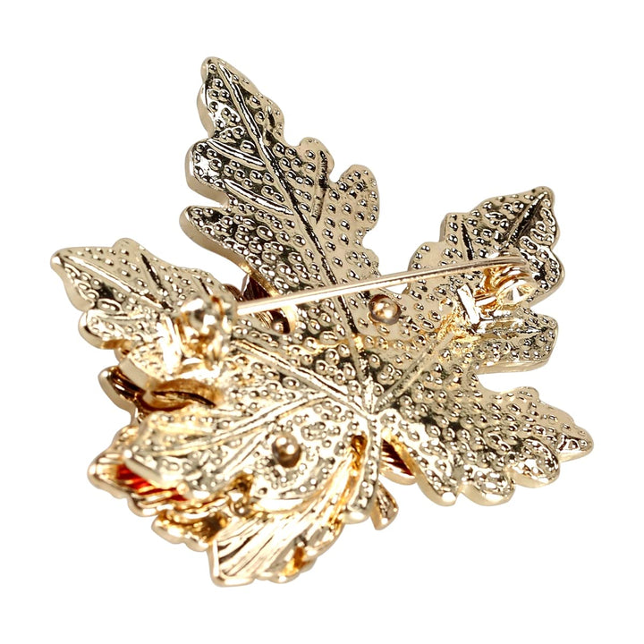 Thanksgiving Brooch Pin,Autumn Fall Leaves Brooch Pin,Maple Leaf Lapel Pin, Thanksgiving Jewelry Accessory Gifts Decoration