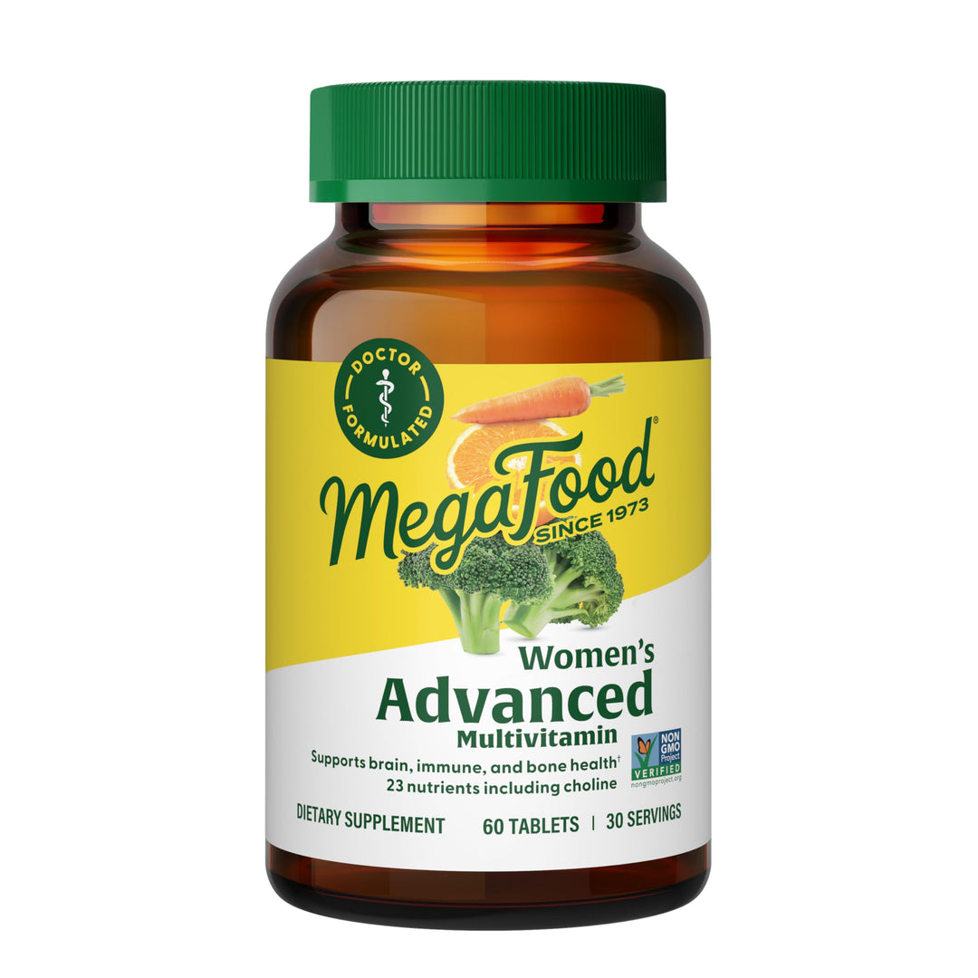 Women's Advanced Multivitamin for Women - Doctor-Formulated With Iron, Choline, Vitamin D, Vitamin C & Zinc - Brain Health - Immune Support - Non-GMO - Vegetarian - 60 Tabs (30 Servings)