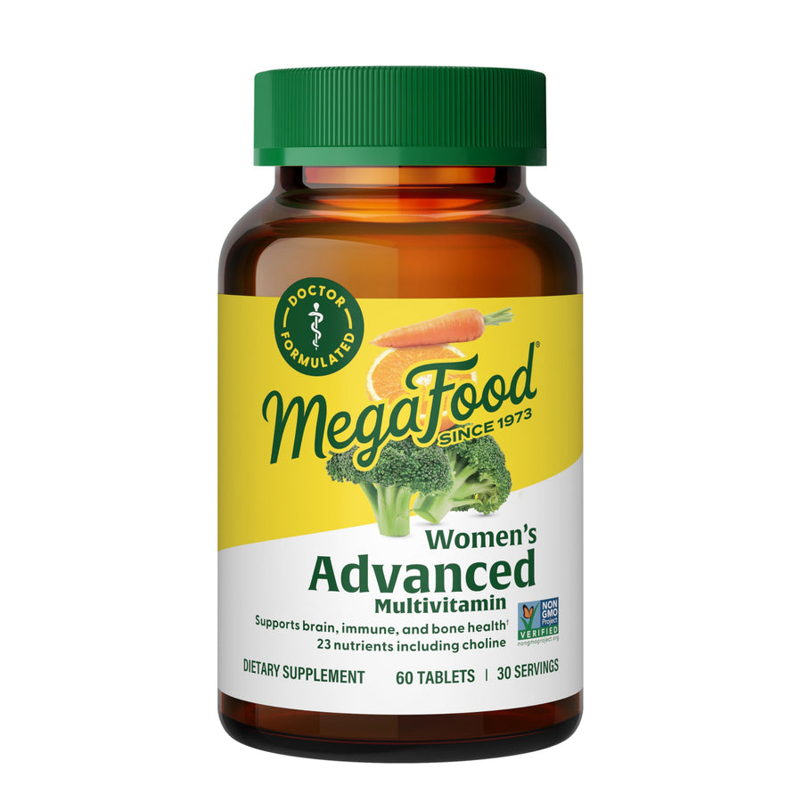 Women's Advanced Multivitamin for Women - Doctor-Formulated With Iron, Choline, Vitamin D, Vitamin C & Zinc - Brain Health - Immune Support - Non-GMO - Vegetarian - 60 Tabs (30 Servings)