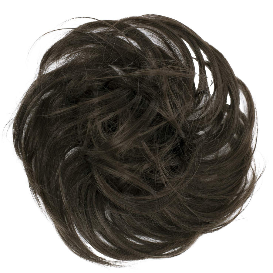 brown 9 : PRETTYSHOP Scrunchie Bun Up Do Hair piece Hair Ribbon Ponytail Extensions Wavy Curly or Messy Various Colors(brown 9)