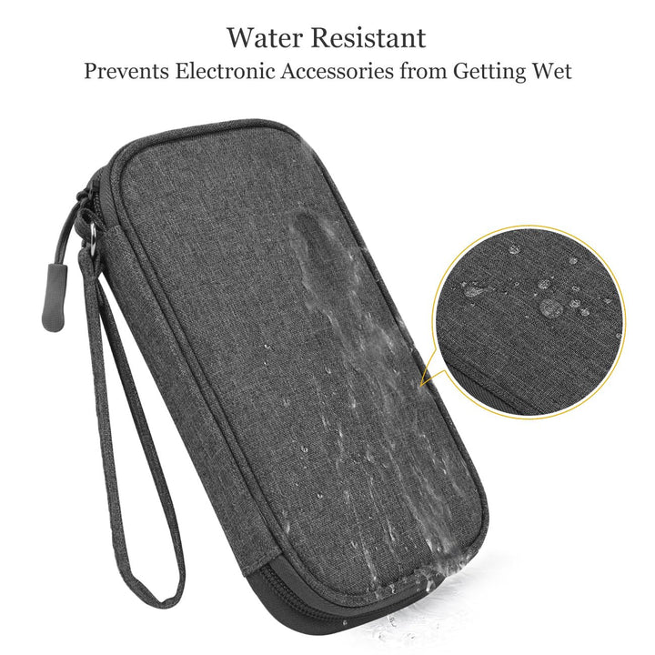 Electronic Accessories Bag, Universal Cable Cord Holder Organizer / Electronic Case, Waterproof Portable Cable Organizer Bag, USB Flash Drives Bag, Cable case Bag, USB Case Organizer, USB Charger Bag