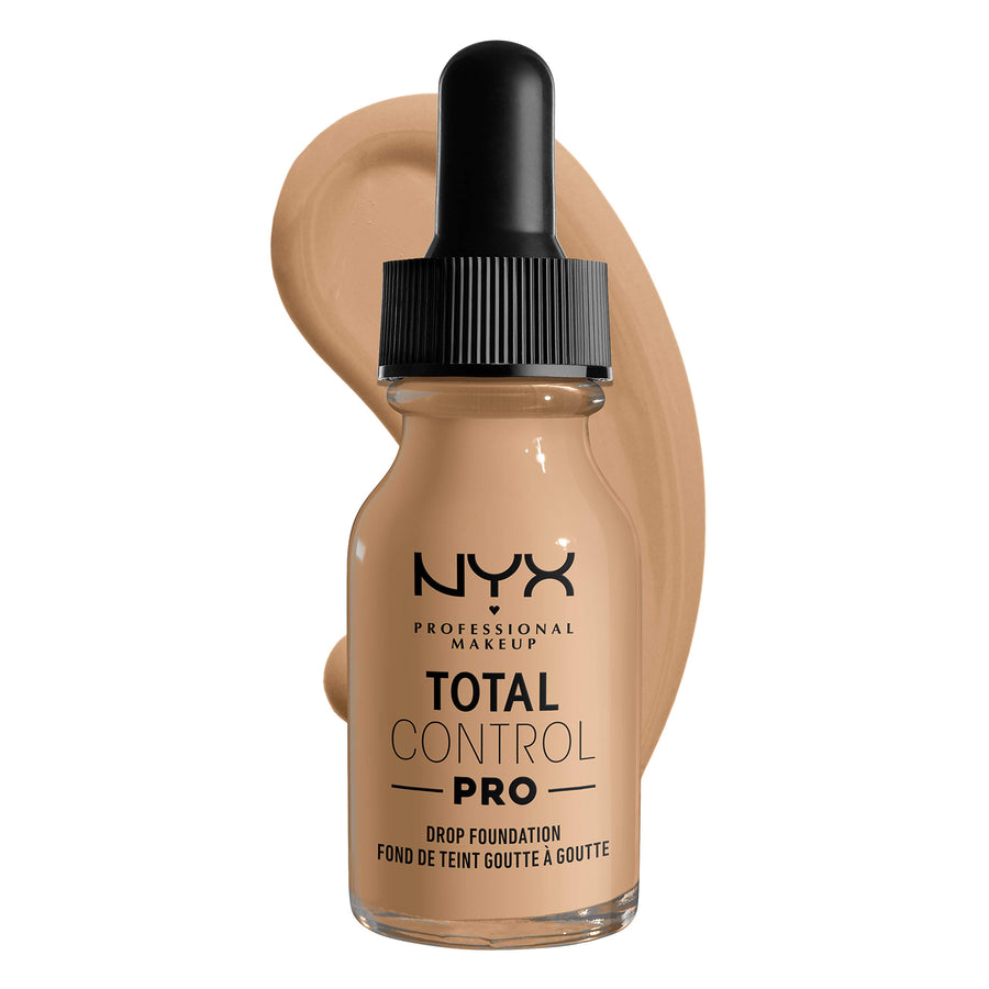 PROFESSIONAL MAKEUP Total Control Pro Drop Foundation, Skin-True Buildable Coverage - Buff