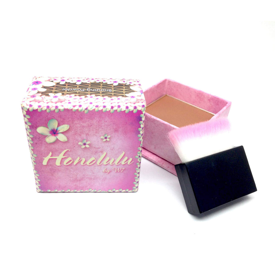 | Honolulu Bronzing Powder | Highly Pigmented Pressed Bronzing Powder | Long-Lasting and Lightweight Matte Finish | Suitable For All Skin Tones | Cruelty Free, Vegan Face Makeup