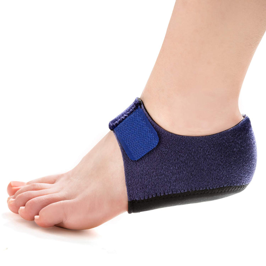 2PCS Heel Protectors, Heel Sleeves Pads, Heel Pads Cushion, Heel Support for Relieving Heel Pain from Plantar Fasciitis - Heel Spur -Tendinitis- Cracked Heels
