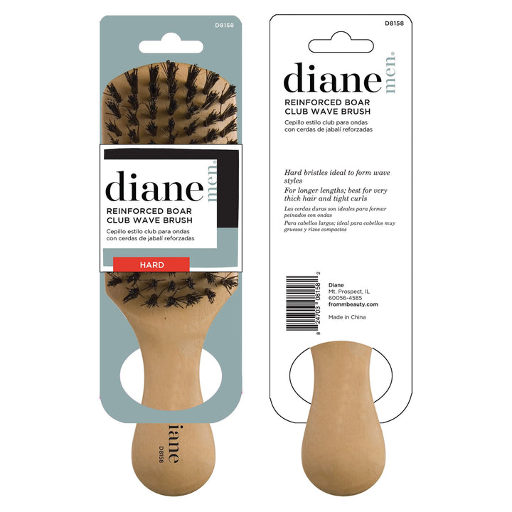 Club Brush, Extra Firm Reinforced Boar Bristles