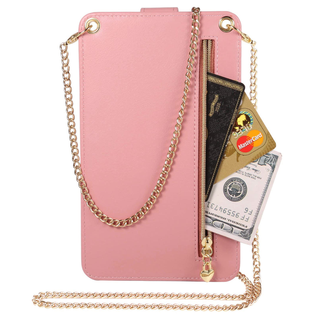 Cell Phone Purse Wallet Small Crossbody Bags for Women Mini Shoulder Bag with Card Slot