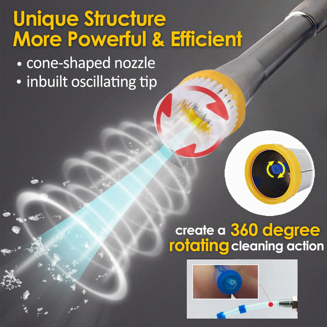 Car Cleaning Gun High Pressure Air Blow Gun Interior Car Cleaning Kit Interior Detailing Kit Air Duster Blower Gun Car Duster Air Compressor Needed High Pressure Car Cleaning Tools (Silver)
