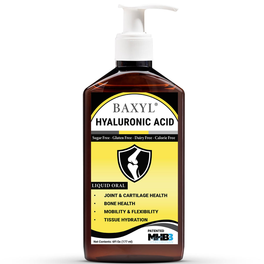 ® - Liquid Hyaluronic Acid for Joint Relief Supplement (Vegan, Gluten-Free, Non-GMO, Patented Oral MHB3) | 6 Oz, 36 Day Supply