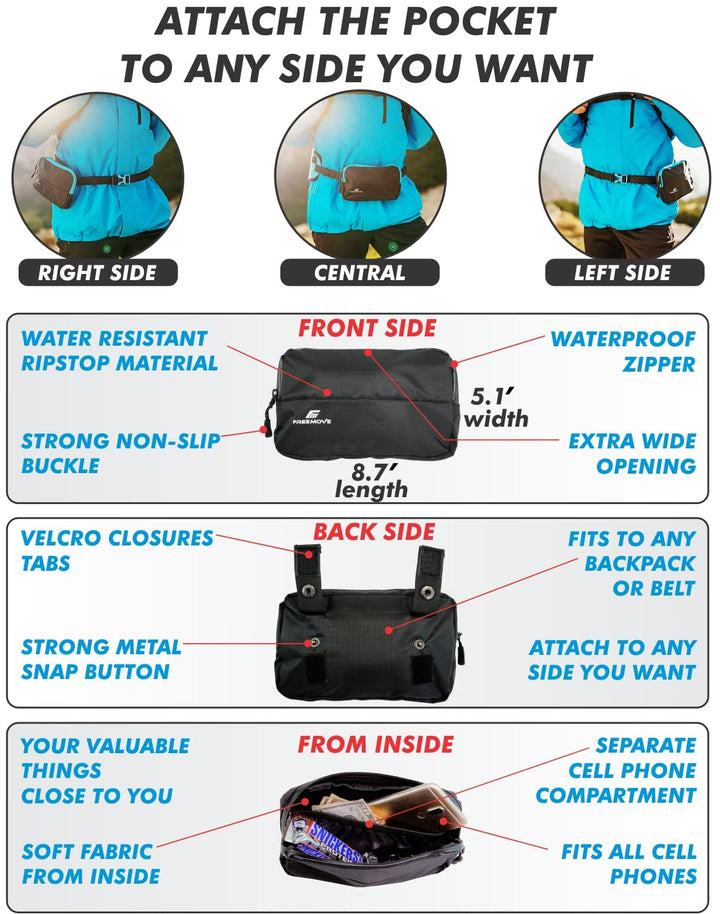 Sports Backpack Daypack - for Men, Women - Suitable as Hydration Camel Backpack for Hiking, Running or Biking Backpack for MTB Cycling - Water Bladder NOT Included