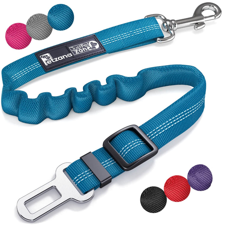 Dog Seat Belt for Car - Adjustable Dog Car Safety Harness, Elastic Anti shock Dog Seat Belt.