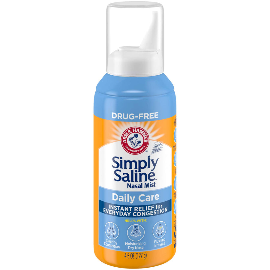 Simply Saline Adult Nasal Mist, Original Giant Size, 4.25-Ounce