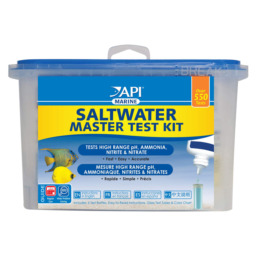 SALTWATER MASTER TEST KIT 550-Test Saltwater Aquarium Water Test Kit