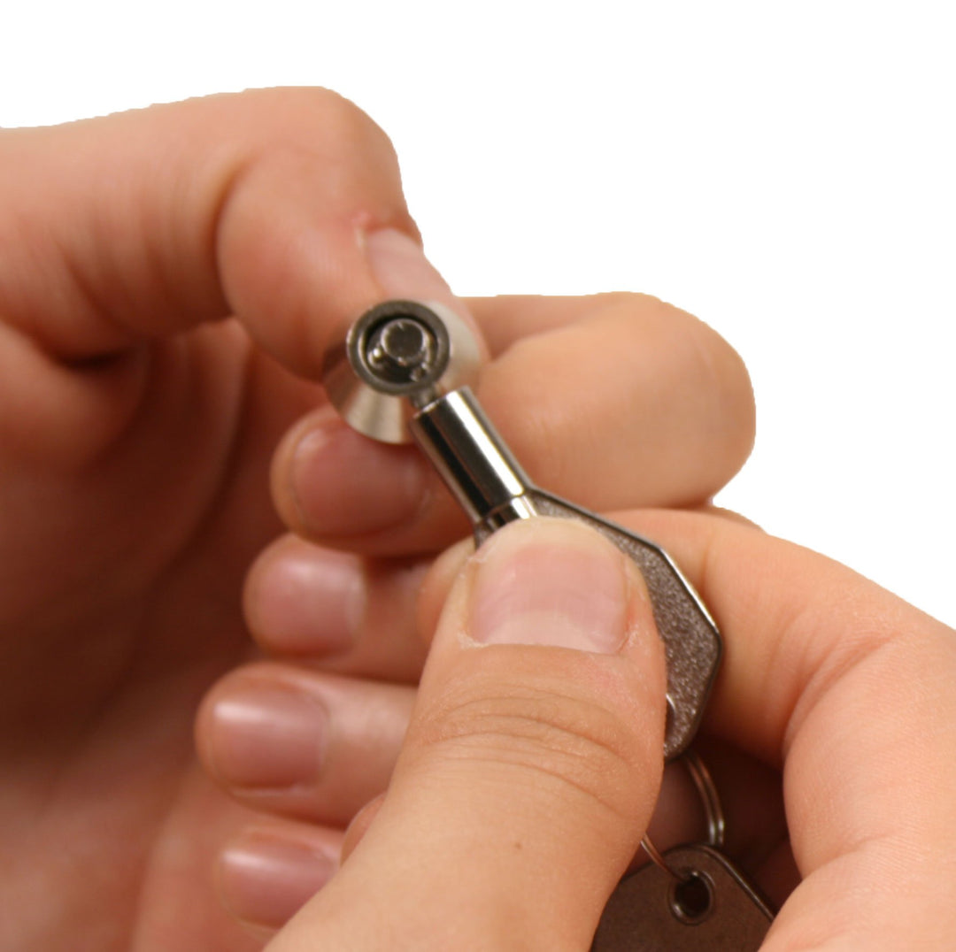 Security Products 0601 High Security Computer Case Lock with Chrome Finish, Keyed Alike (-0601)