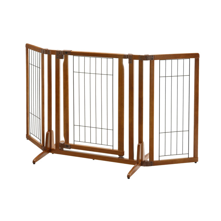 Premium Plus Freestanding Pet Gate with Door