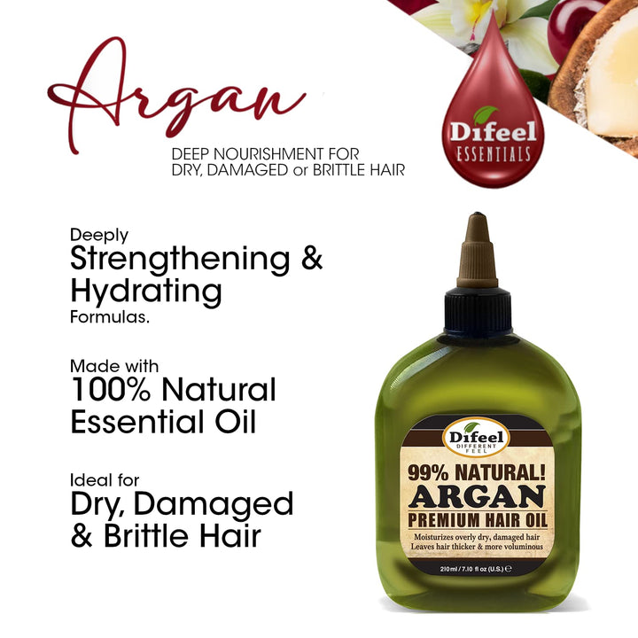 Premium Natural Hair Oil - Argan Oil 7.1 ounce