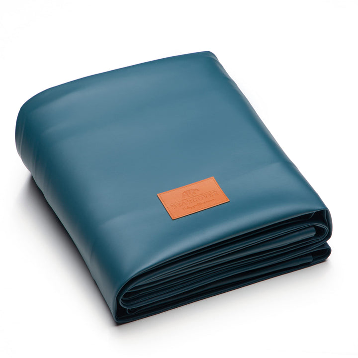 Heavy Duty Leatherette Billiard Pool Table Cover, Waterproof & Tearproof Cover for Pool Table 7/8/9FT (10 Colors Available) (8 Feet/Malachite Green)