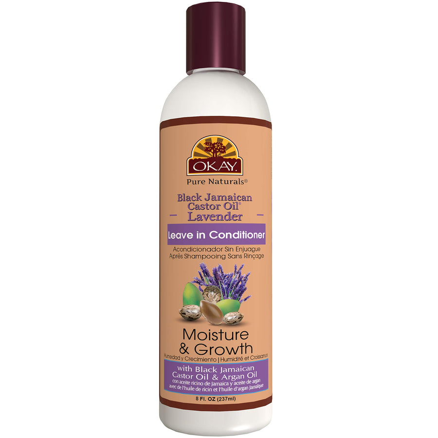 black jamaican castor oil & lavender leave in conditioner 8 fluid ounce, White, 8 Fluid Ounce