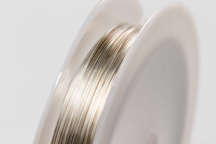 24 Gauge, 925 Sterling Silver Wire (Half Round) Dead Soft Made in USA - 25FT