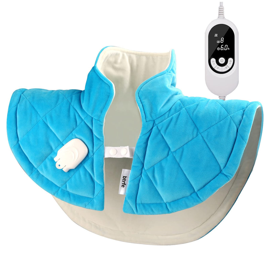 Heating Pad, Weighted Heating Pad for Neck and Shoulder Pain Relief, 2.7lb Electric Heated Neck Shoulder Wrap for Deep Pressure Heat Therapy, 8 Heat Settings, 12 Auto-Off with Countdown,Christmas gift
