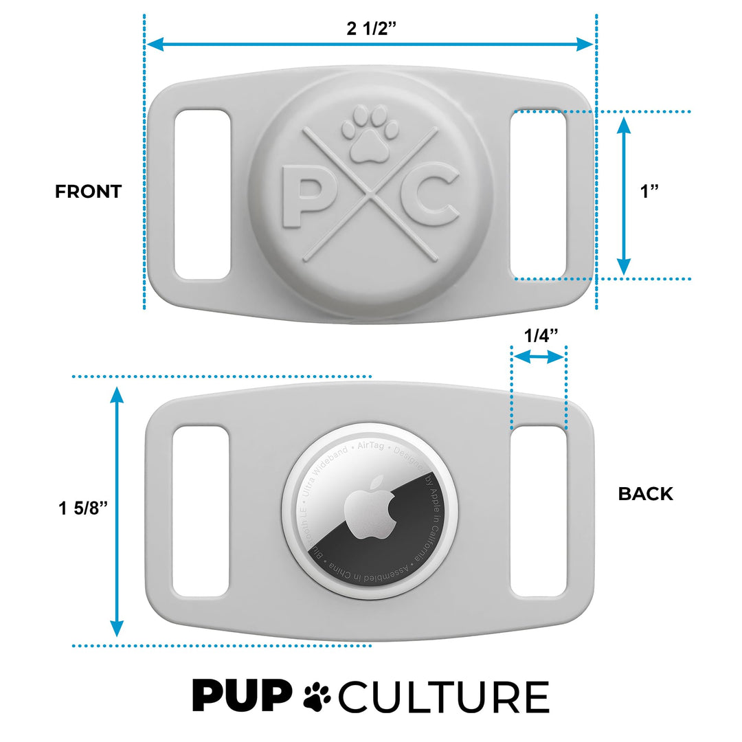 AirTag Dog Collar | Durable & Protective Dog AirTag Holder - Track Your Pet Using Apple AirTag Technology - Dog Collar AirTag Holder -for Dogs and Cats