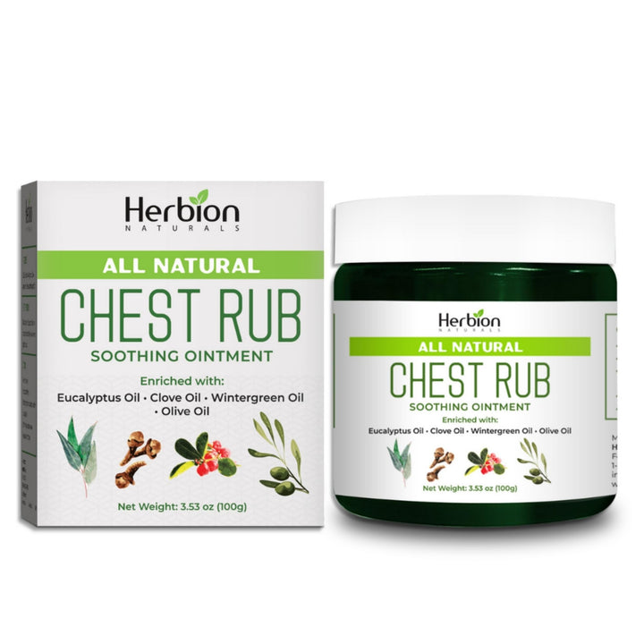 Chest Rub, 3.53 oz - Natural Soothing Ointment with Soothing Vapors for Adults & Children 2+ - Relieves Cough, Cold, Nasal & Chest Congestion – Reduces Muscle & Joint Aches