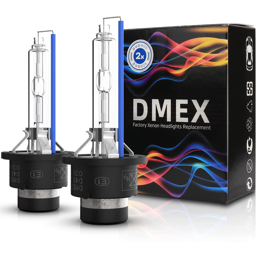 D4S 35W Xenon Headlight HID Bulbs 6000K Cool White 66440 42402 42402WX Replacement - Pack of 2(Not fit Halogen Headlight Assembly)