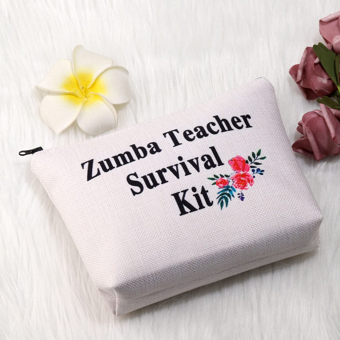 Zumba Teacher Survival Kit Makeup Bag Zumba Teacher Gift Dance Teacher Gift Teacher Bag (Zumba Teacher)