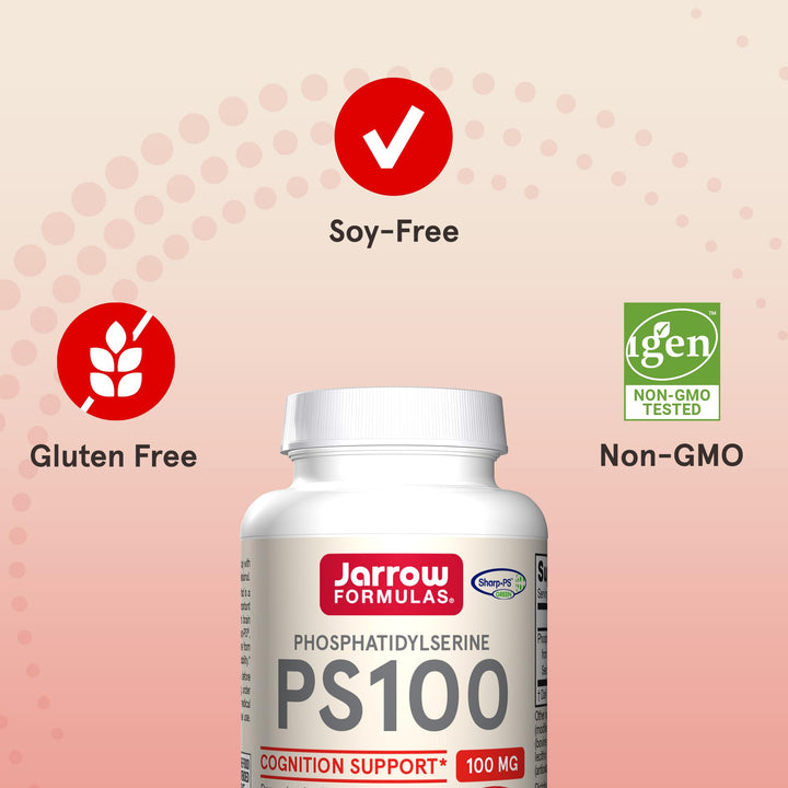 Formulas PS100 Phosphatidylserine 100 mg Non-GMO, Soy-Free - 60 Softgels