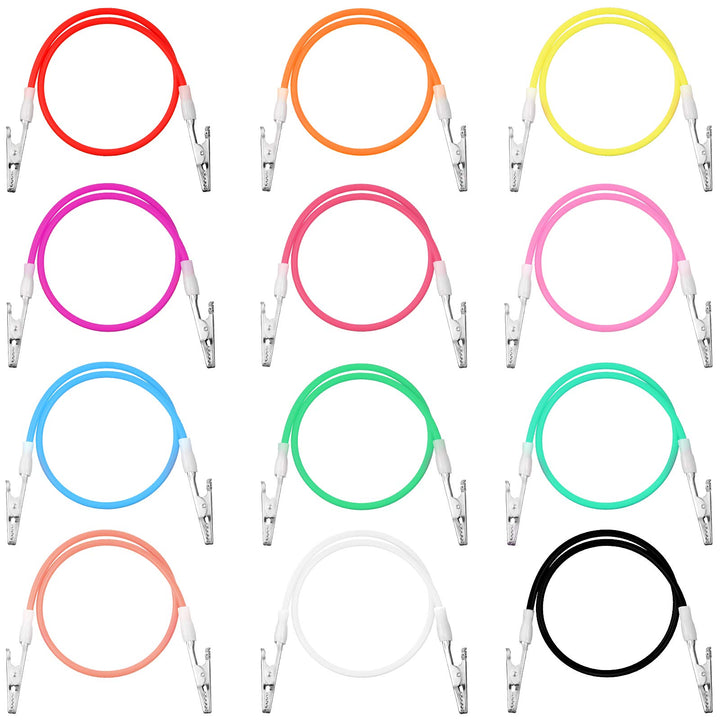 12 Pieces Bib Holder Clip Napkin Dental Bib Clips Silicone Colorful Dentist Bib Holder Clip Napkin Holder(Bright Color Series)