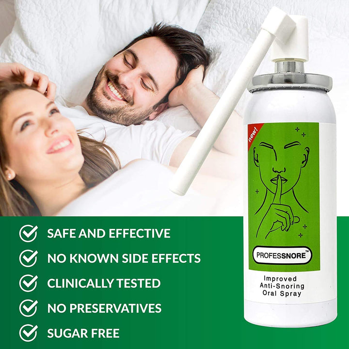 Snore Solutions Anti Snoring Stop Relief Spray 1.69 Fl oz (50 ml)