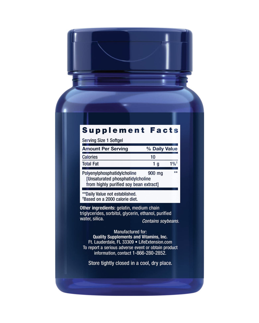 HepatoPro, polyunsaturated phosphatidylcholine, 900 mg, Supports a Healthy Liver and detoxification, Protects Against oxidative Stress, Gluten-Free, Non-GMO, 60 softgels
