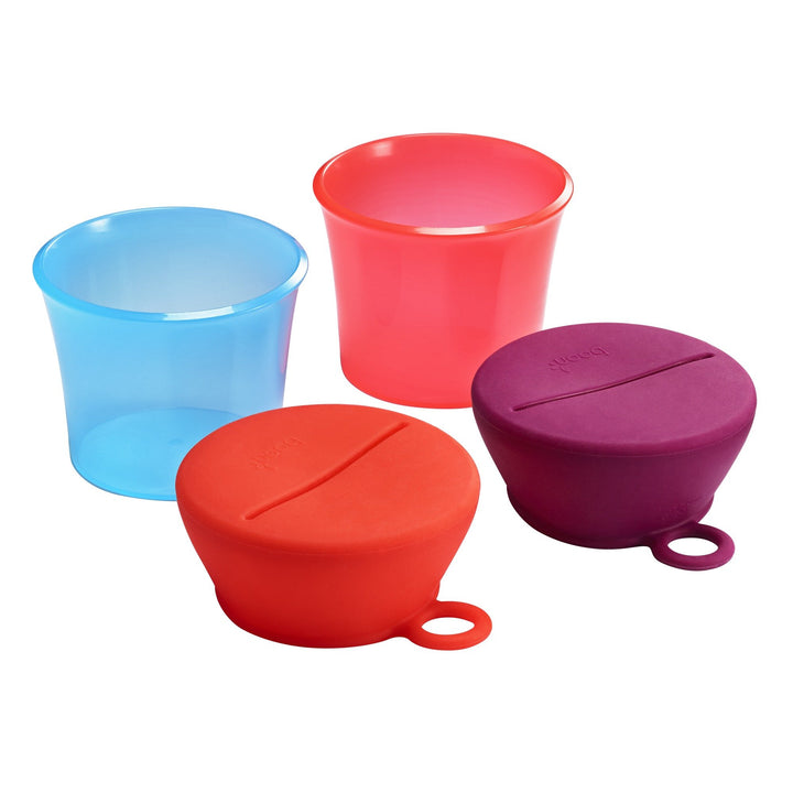 SNUG Lid with Snack Cups, Pink