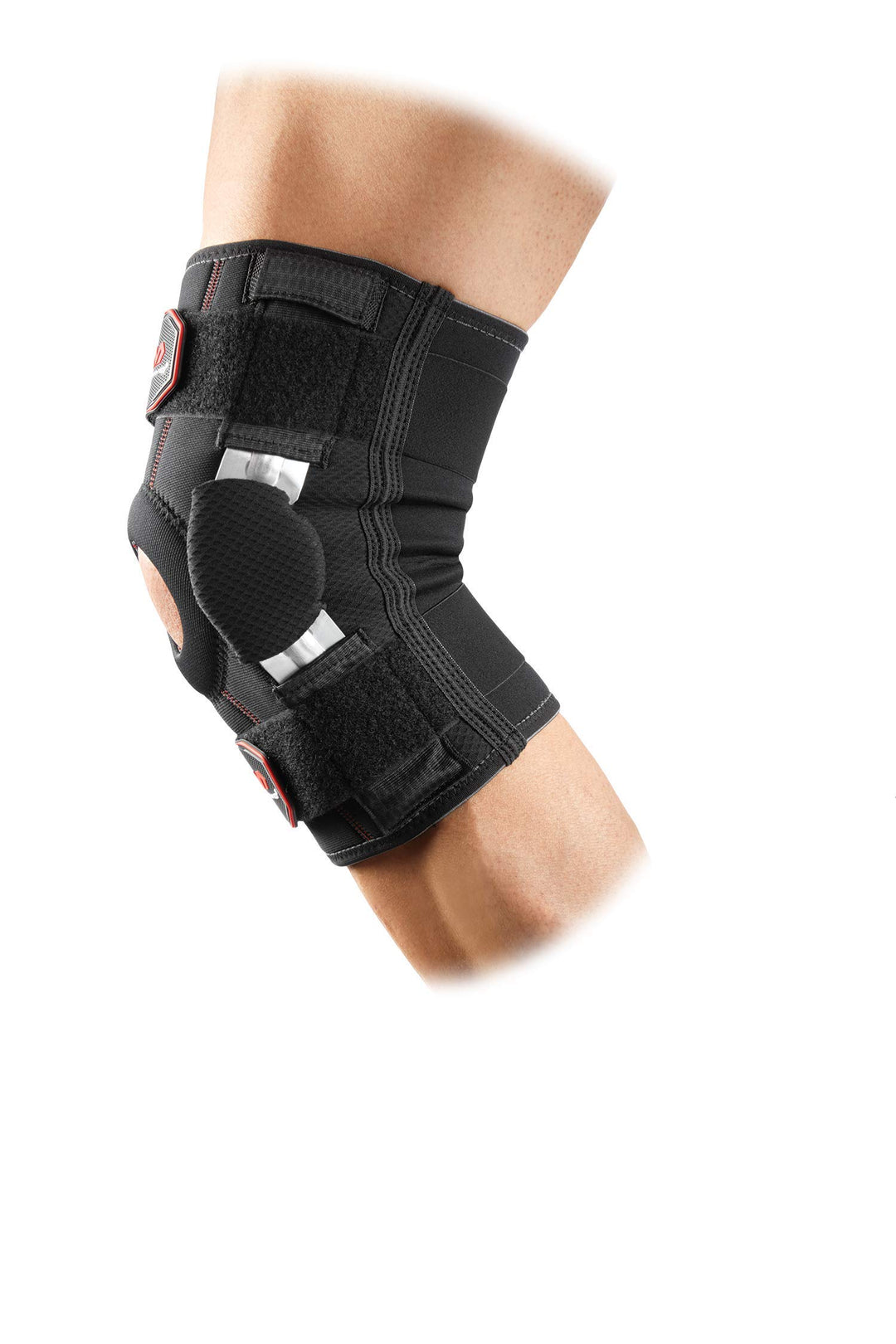 Knee Brace with Side Hinges. Maximum Knee Support & Compression for Stability & Recovery Aid, Patella Tendon Support, Tendonitis Pain Relief, Ligament Support, Hyperextension. Men & Women