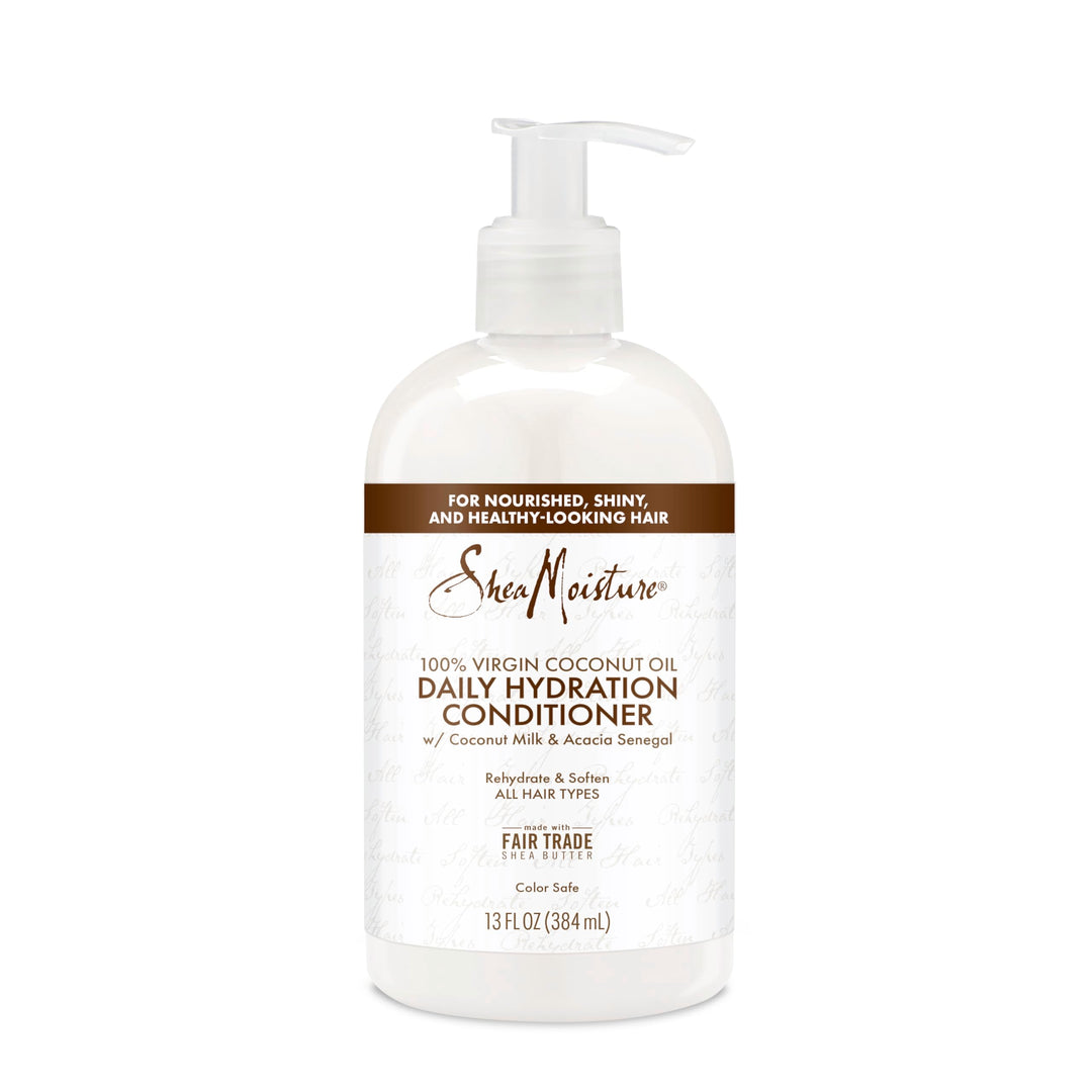 Sheamoisture Daily Hydrating Conditioner For All Hair Types 100% Virgin Coconut Oil Sulfate-Free 13 oz (Packaging May Vary)
