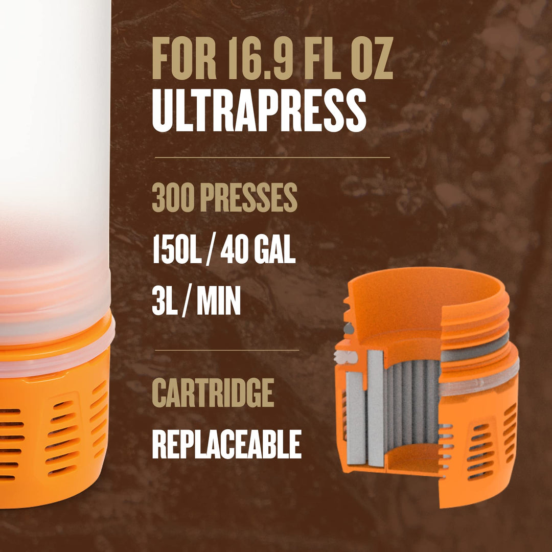 UltraPress Replacement Purifier Cartridge - Orange