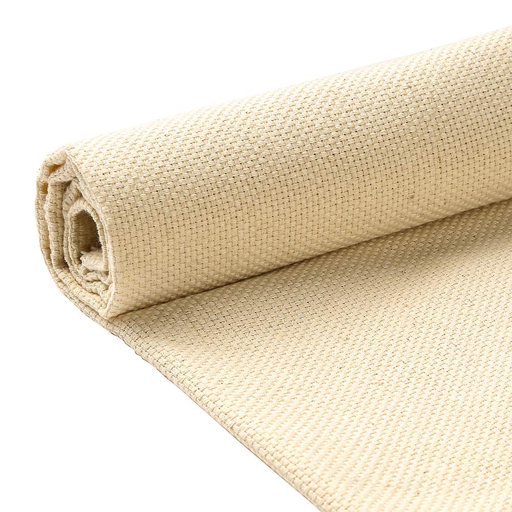 Tufting Cloth Punch Needle Fabric, Embroidery Fabric, Monks Cloth for Punch Needle Embroidery Rug-Punch & Pinch Needle, 26.4 x 19.3 Inch