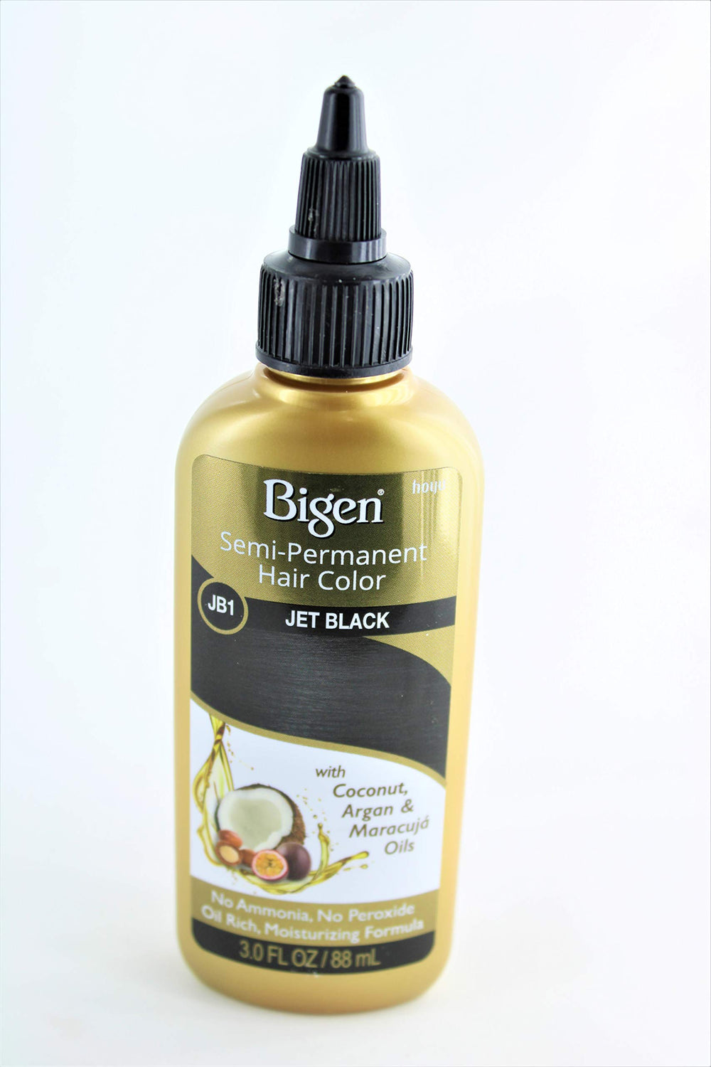JB1 Jet Black Semi Permanent Hair Color, 3 Fl Oz (Pack of 1)