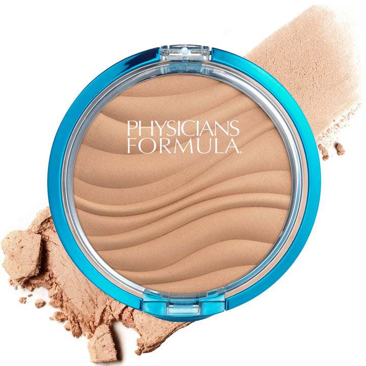 Mineral Wear Talc-Free Mineral Airbrushing Pressed Powder Beige | Dermatologist Tested, Clinically Tested