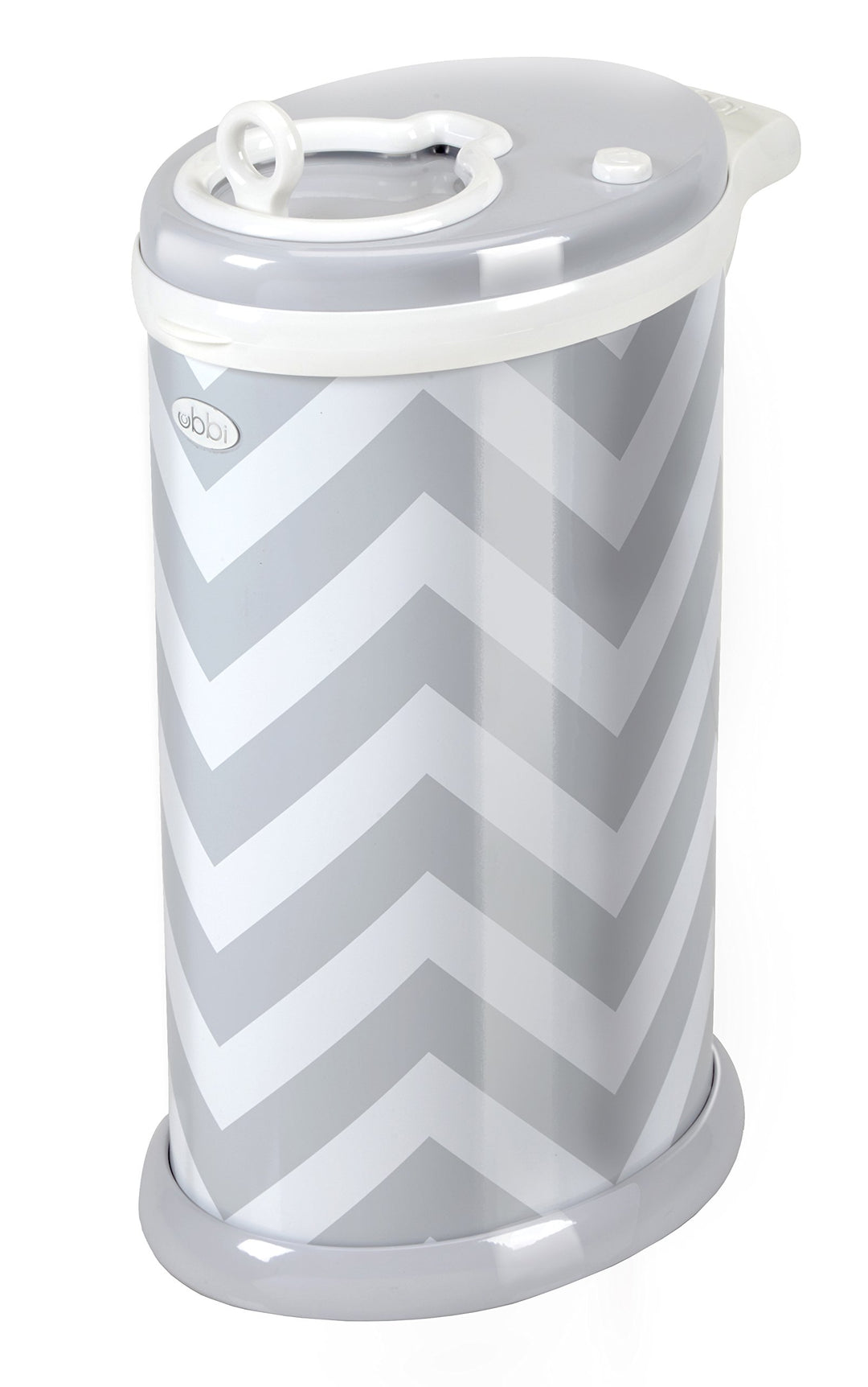 Steel Diaper Pail, Gray Chevron (Discont.)