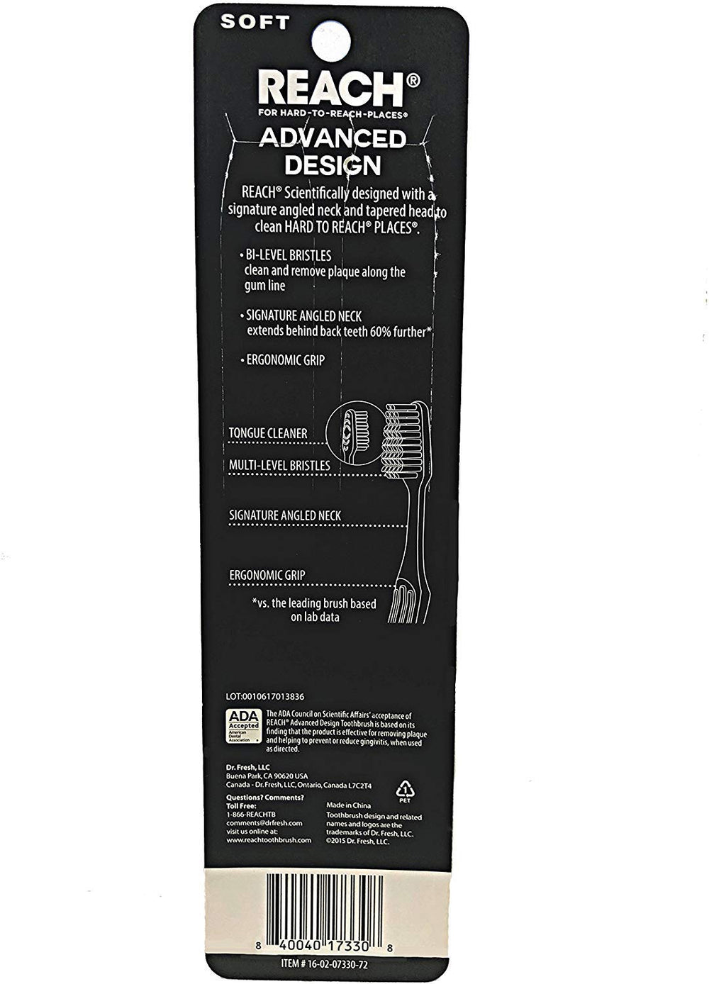 Advanced Design Full Head Toothbrush, Soft, 2 Count