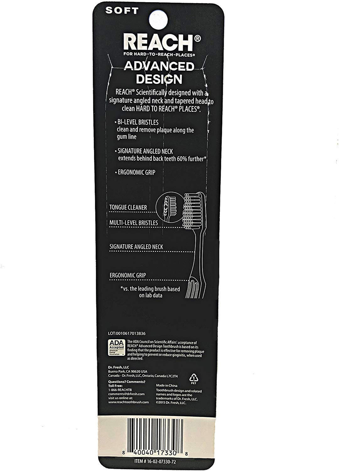 Advanced Design Full Head Toothbrush, Soft, 2 Count