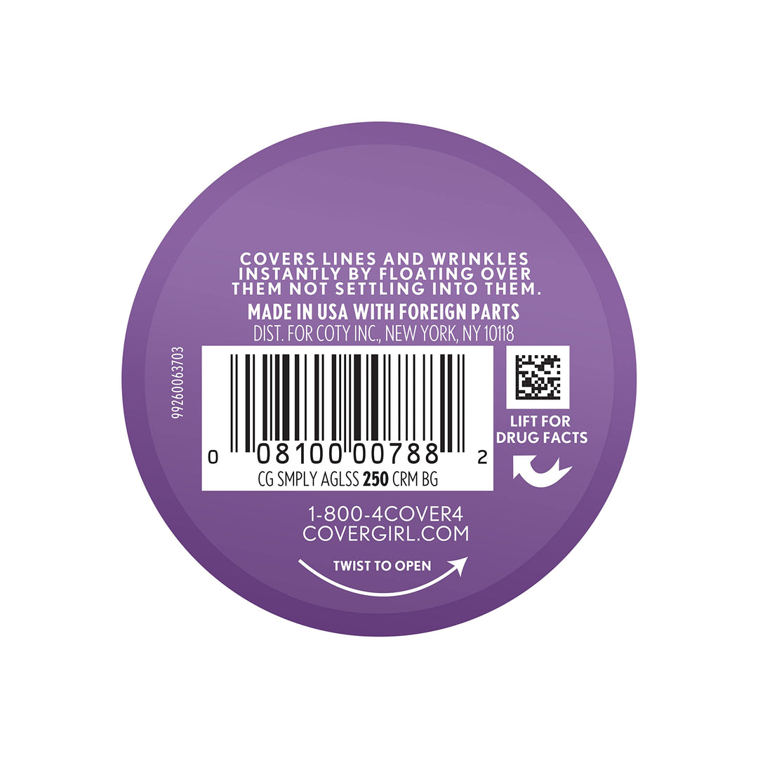 & OLAY Simply Ageless Instant Wrinkle Defying Foundation, Creamy Beige, 0.4 oz (Packaging May Vary)