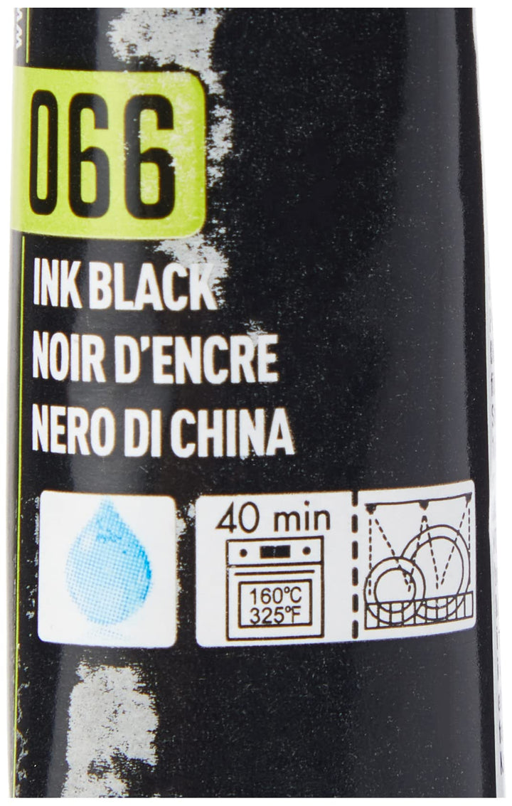 Vitrea 160 Glass Paint Outliner, 0.67 Fl Oz (Pack of 1), Ink Black, 066
