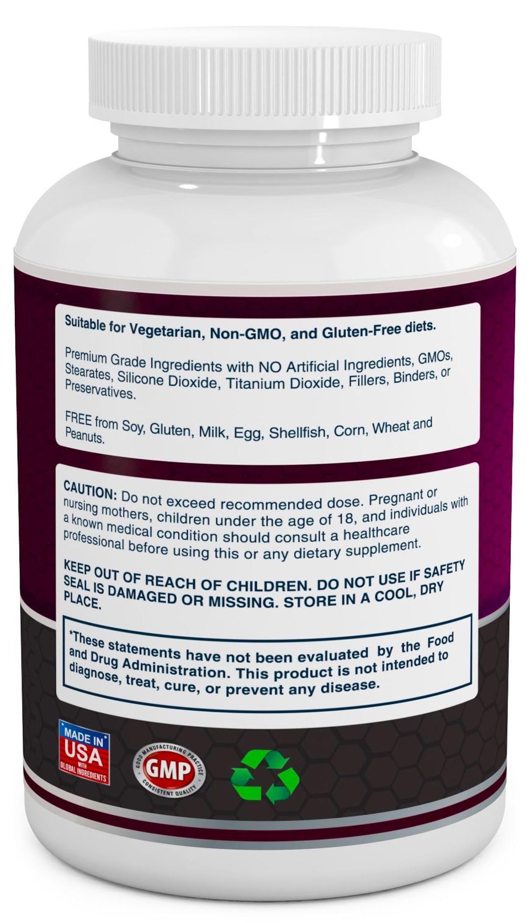 Turmeric Curcumin Complex with Black Pepper Extract - 755mg per Capsule, 180 Veg. Caps - Contains Piperine (for Superior Absorption and Tumeric Bio-Availability) and 95% Standardized Curcuminoids