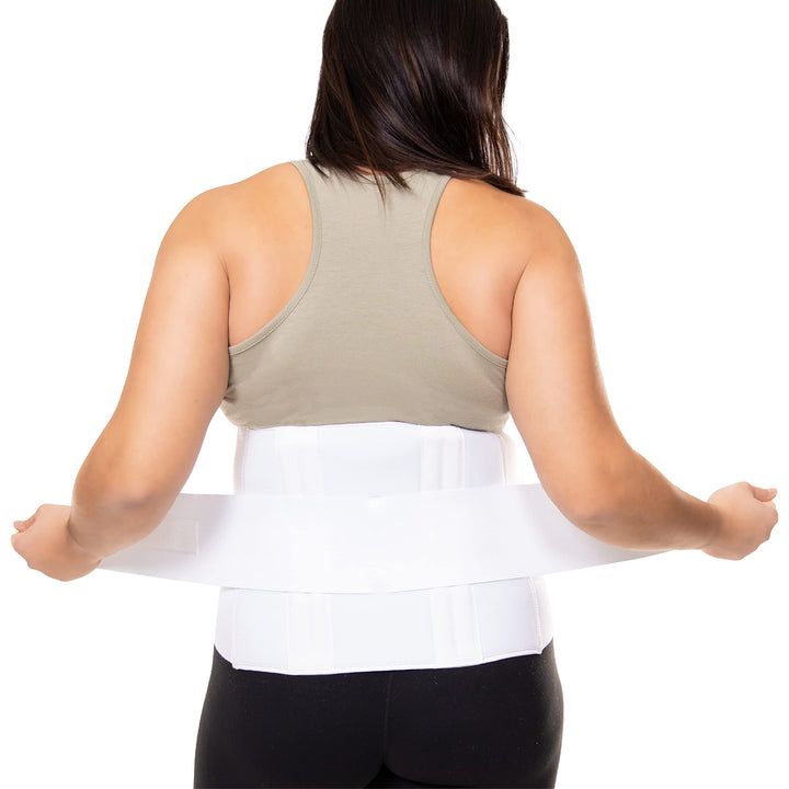 Plus Size 2XL Bariatric Back Brace - XXL Big and Tall Lumbar Support Girdle for Obesity Lower Back Pain in Extra Large, Heavy or Overweight Men and Women (Fits 50-55)