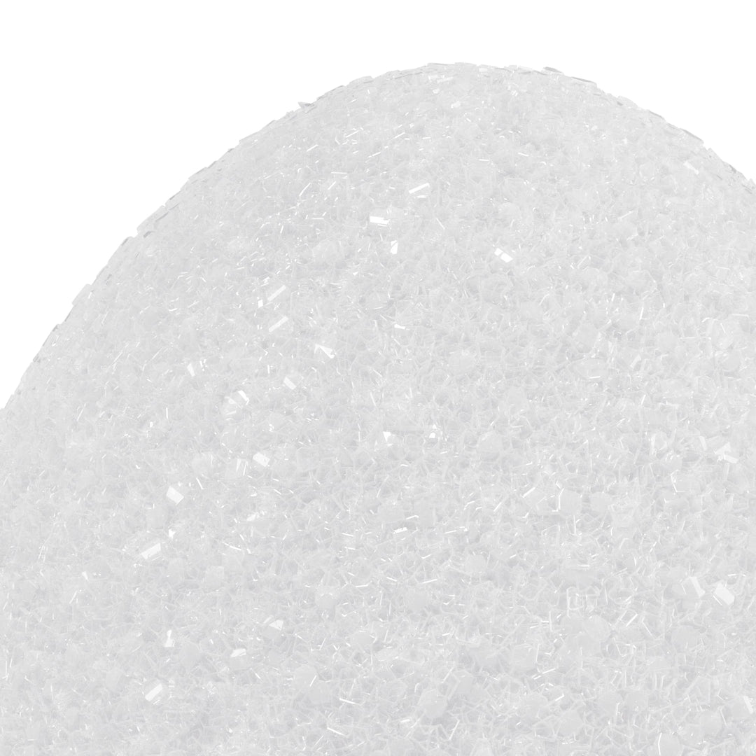 Styrofoam 4 Piece Egg 3.1 Inch x 2.3 Inch White