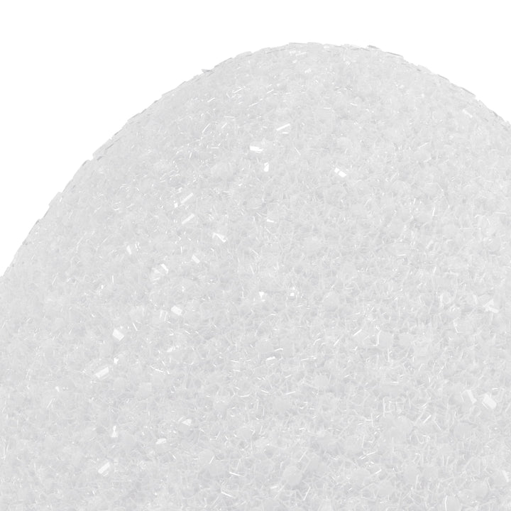 Styrofoam 4 Piece Egg 3.1 Inch x 2.3 Inch White